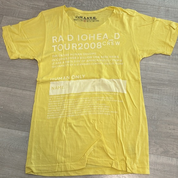 2 T-shirts Radiohead official WASTE - Picture 5 of 7